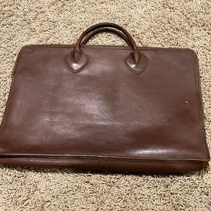 Vintage LLBean leather briefcase